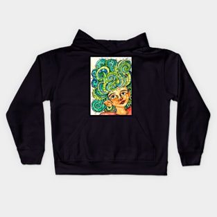 possibly an Irish leprechaun. Kids Hoodie